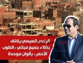 الرئيس السيسي يكلف بطلاء جميع المباني “الطوب الأحمر” بألون موحدة | صوت مصر نيوز