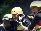 شاهد بالفيديو .. انهيار وصراخ ريا أبي راشد في رامز في الشلال | صوت مصر نيوز