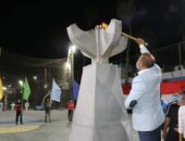 المنوفية تطلق شعلة دورة الألعاب الأولمبية للطفل المصري 2020 بمركز شباب الحي القبلي بشبين الكوم|صوت مصر نيوز 