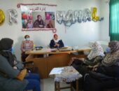 أميمه عباس تؤكد على الالتزام بالاجراءات الاحترازية فى اجتماعها ومشرفات التمريض بالفيوم | صوت مصر نيوز